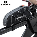 ROCKBROS Cycling Bicycle Frame Bag MTB Road Bike Front Top Tube Bag Pannier Waterproof Reflective Large Capacity Ultralight