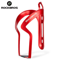 ROCKBROS Aluminum Alloy Bicycle Water Bottle Cage MTB Road Bike Drinking Bottle Cup Holder Bracket Mount Rack One Piece Ultralight