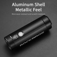 ROCKBROS Cycling Bike Front Light Headlight MTB Bicycle Light Lamp Flashlight Rainproof USB Rechargeable 800LM LED 4000mAh