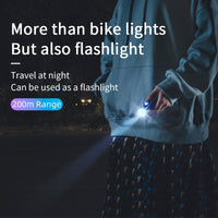 ROCKBROS Cycling Bike Front Light Headlight MTB Bicycle Light Lamp Flashlight Rainproof USB Rechargeable 800LM LED 4000mAh