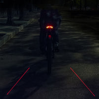 ROCKBROS Bike Rear Tail Light Bicycle Turn Signal Lamp Warning Light Wireless Remote Control USB Rechargeable Waterproof