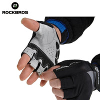 ROCKBROS Cycling Gloves Bicycle Bike Sports Gloves Half Finger Shockproof Breathable Men Women Cycling Equipment