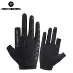 ROCKBROS Cycling Gloves Bike Bicycle Outdoor Sport Gloves Touch Screen Breathable Anti-slip Elasticity Men Women Driving Hiking