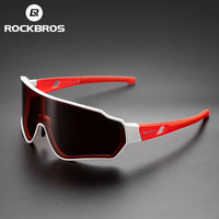 ROCKBROS Photochromic Polarized Cycling Glasses Sunglasses Outdoor Sport Hiking Eyewear Bicycle Bike Glasses