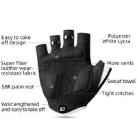 ROCKBROS Children Cycling Bicycle Gloves Summer Balance Bike Roller Skating Gloves Breathable SBR Shockproof Half Finger Gloves