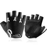 ROCKBROS Children Cycling Bicycle Gloves Summer Balance Bike Roller Skating Gloves Breathable SBR Shockproof Half Finger Gloves