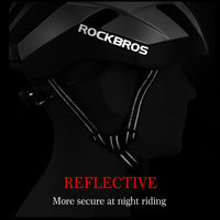 ROCKBROS Cycling Helmet Bicycle MTB Road Bike Helmet Outdoor Sport Helmet Reflective Integrally-Molded Men Women