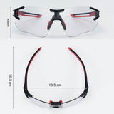 Cycling Photochromic Glasses UV400 Outdoors Sports Sunglasses Bicycle Mens Frameless Glasses Goggles Technical Eyewear