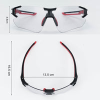 ROCKBROS Photochromic Cycling Glasses UV400 Outdoors Sports Sunglasses Bicycle Frameless Glasses Goggles Eyewear