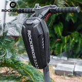 ROCKBROS Hard Shell Scooter Handlebar Bag Electric Bike Front Frame Hanging Bag MTB Road Bike Folding Bicycle Bag Waterproof