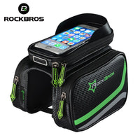 Cycling Bicycle Frame Bag MTB Road Bike Front Top Tube Bag Double Pouch Smartphone Touch Screen Pannier