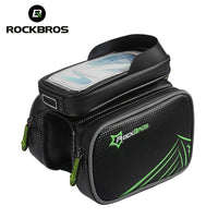 Cycling Bicycle Frame Bag MTB Road Bike Front Top Tube Bag Double Pouch Smartphone Touch Screen Pannier