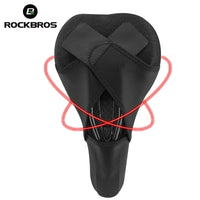 ROCKBROS Liquid Silicone MTB Bicycle Saddle Cover GEL Bike Seat Cushion Cover Hollow Breathable Comfortable Soft