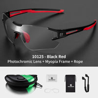 ROCKBROS Photochromic Cycling Glasses UV400 Outdoors Sports Sunglasses Bicycle Frameless Glasses Goggles Eyewear