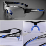 ROCKBROS Photochromic UV400 Cycling Glasses Outdoor Sports Sunglasses Men Women MTB Bicycle Bike Eyewear