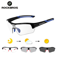 ROCKBROS Photochromic UV400 Cycling Glasses Outdoor Sports Sunglasses Men Women MTB Bicycle Bike Eyewear