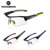 ROCKBROS Photochromic UV400 Cycling Glasses Outdoor Sports Sunglasses Men Women MTB Bicycle Bike Eyewear