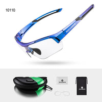 ROCKBROS Photochromic UV400 Cycling Glasses Outdoor Sports Sunglasses Men Women MTB Bicycle Bike Eyewear