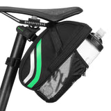 ROCKBROS Rainproof Bike Bicycle Rear Bag With Water Bottle Pocket Bicycle Tail Seat Saddle Bag Pouch