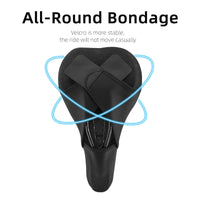 ROCKBROS GEL Bicycle Saddle Cover MTB Road Bike Seat Cushion Mat Hollow Breathable