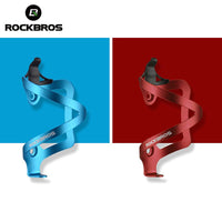 ROCKBROS Ultralight Aluminium Alloy Bicycle Water Bottle Cage Bottle Holder MTB Mountain Road Bike Drinking Bottle Holder