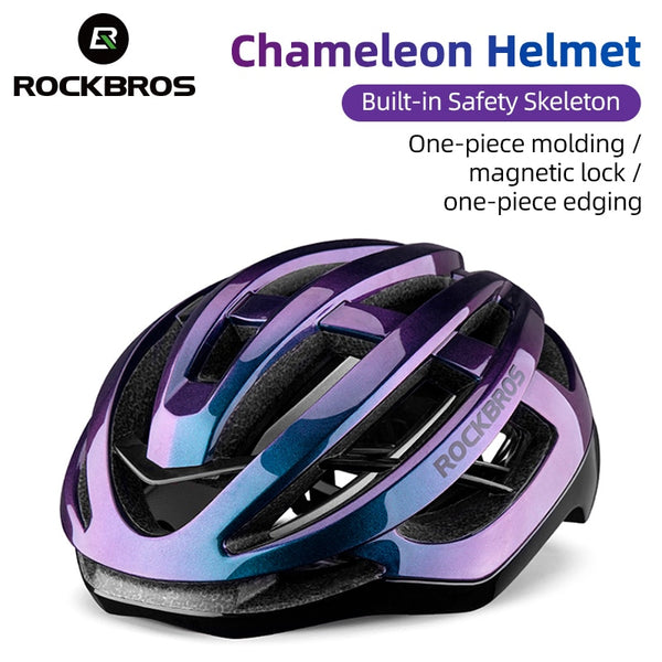 ROCKBROS Ultralight Cycling Helmet MTB Road Bike Bicycle Sport Helmet Men Women Integrally-molded Breathable Safety Helmet