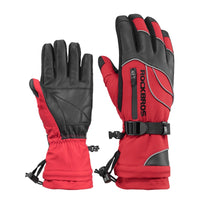 ROCKBROS Winter Cycling Gloves Skiing Snowboard Outdoor Sports Gloves Warm Thermal Waterproof Windproof