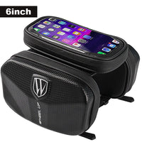 EVA Bicycle Bag Mobile Cell Phone Bag Bike Frame Front Top Tube Bag Touch Screen Waterproof Mountain Road Bike MTB Accessories