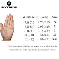 RockBros Cycling Gloves Bicycle Bike Motorcycle Sport Short Gloves Half Finger Silicone Gel Thickened Pad SBR Shockproof Breathable