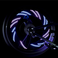 30 Lighting Model Bike Wheel Spokes Light Bicycle Motorcycle Bike Tyre Tire Wheel LED Light Safety Warning Flash Lamp