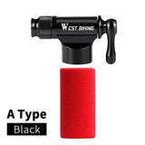 Cycling Bicycle Mini Hand Pump CO2 Inflator MTB Road Bike Ball Tyre Tube Pump Schrader Presta Valve