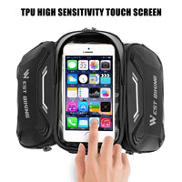 Bicycle Bags Front Frame Bags MTB Road Bike Bag Cycling Accessories Waterproof Screen Touch Top Tube Phone Bag