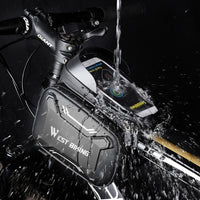 Bicycle Bags Front Frame Bags MTB Road Bike Bag Cycling Accessories Waterproof Screen Touch Top Tube Phone Bag