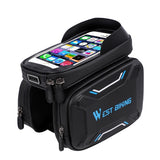 Bicycle Bags Front Frame Bags MTB Road Bike Bag Cycling Accessories Waterproof Screen Touch Top Tube Phone Bag