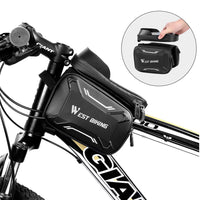 Bicycle Bags Front Frame Bags MTB Road Bike Bag Cycling Accessories Waterproof Screen Touch Top Tube Phone Bag