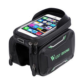 Bicycle Bags Front Frame Bags MTB Road Bike Bag Cycling Accessories Waterproof Screen Touch Top Tube Phone Bag