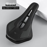 Comfortable Bicycle Saddle Mountaibn Road Bike Seat Cushion Pad Wear-resistant PU Leather Hollow