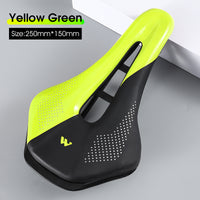 Comfortable Bicycle Saddle Mountaibn Road Bike Seat Cushion Pad Wear-resistant PU Leather Hollow