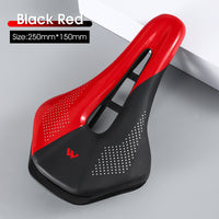 Comfortable Bicycle Saddle Mountaibn Road Bike Seat Cushion Pad Wear-resistant PU Leather Hollow