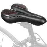 GEL Bicycle Saddle MTB Mountain Road Bike Seat Cushion PU Leather Comfortable Shockproof