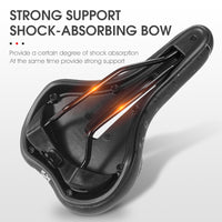 Silica GEL Bicycle Saddle MTB Mountain Road Bike Cushion Seat Saddle Breathable Hollow Soft Shock Absorbing