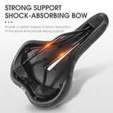 Silica GEL Bicycle Saddle MTB Mountain Road Bike Cushion Seat Saddle Breathable Hollow Soft Shock Absorbing