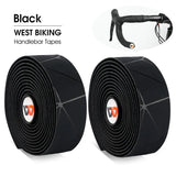 WEST BIKING Soft Bicycle Handlebar Tape EVA PU Bike Bar Tape Professional Cycling Damping Anti-Vibration Wrap With 2 Bar Plugs