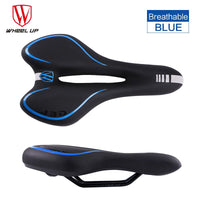 GEL Bicycle Saddle Breathable MTB Road Bike Front Seat Cushion Reflective Tape Shock Absorbing System