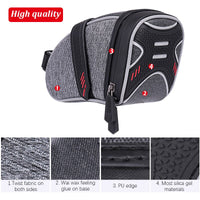 Bike Bag Saddle Bag Seatpost Bag Bicycle Rear Tail Bag Rainproof Reflective Shockproof Cycling MTB Road Bike Accessories