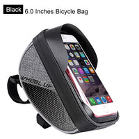 Bicycle Bag 6.0inch Touch Screen Cell Phone Mobil Phone Bag Cycling Top Tube Handlebar Bag Pouch Waterproof