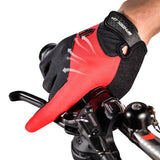 Full Finger Cycling Bicycle Gloves Lycra Men Women's MTB Road Bike Gloves Breathable Touch Screen Soft