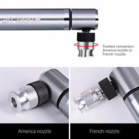 Portable Bicycle Mini Air Pumps Bike Hand Pump Schrader Presta Valve Tire Ball Inflator MTB Road Bike Motorcycle Inflators 84g 160PSI