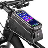 Bicycle Bags Bike Touch Screen Phone Bag Cycling MTB Road Bike Front Top Tube Bags 6.0 Inch Rainproof