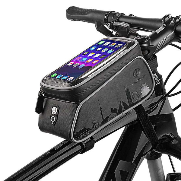 Bicycle Bags Bike Touch Screen Phone Bag Cycling MTB Road Bike Front Top Tube Bags 6.0 Inch Rainproof